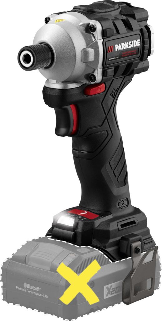 PARKSIDE PERFORMANCE® 20 V Akku-Drehschlagschrauber »PDSSAP 20-Li D3«, 1/4" ohne Akku und Ladegerät
