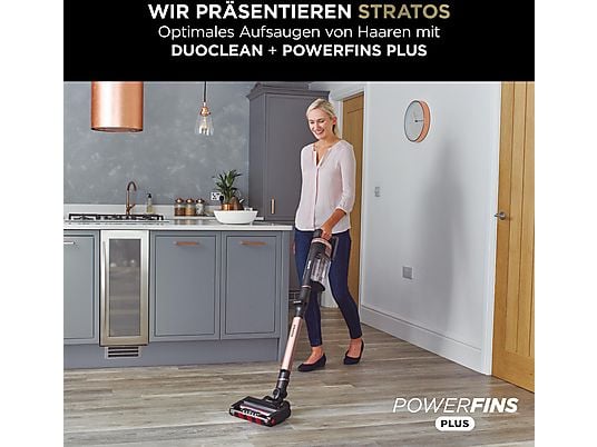 SHARK IZ400EU Stratos Stielsauger, Akkubetrieb, 80 Watt