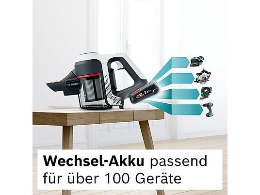 BOSCH BCS611AM Unlimited 6 Stielsauger, Akkubetrieb, 18 Volt