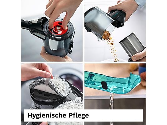 BOSCH BKS71HYG1 Unlimited 7 ProHygienic Aqua Stielsauger, Akkubetrieb