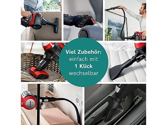 BOSCH BKS711PET Unlimited 7 ProAnimal Stielsauger, Akkubetrieb, 18 Volt