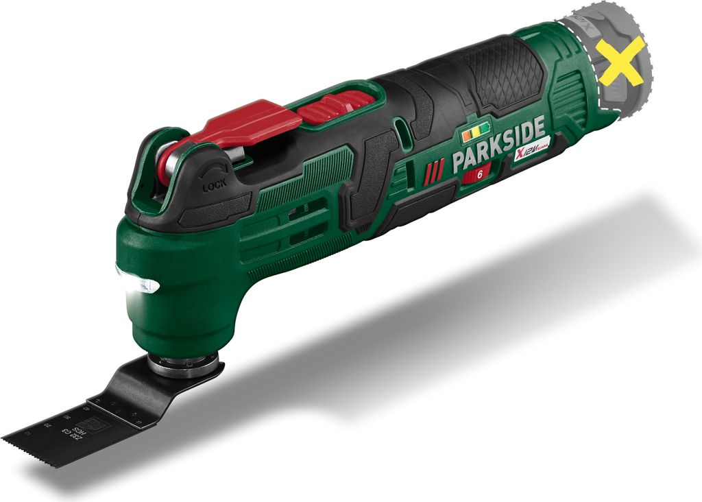 PARKSIDE® 12V Akku-Multifunktionswerkzeug »PAMFW 12 E4«, ohne Akku und Ladegerät