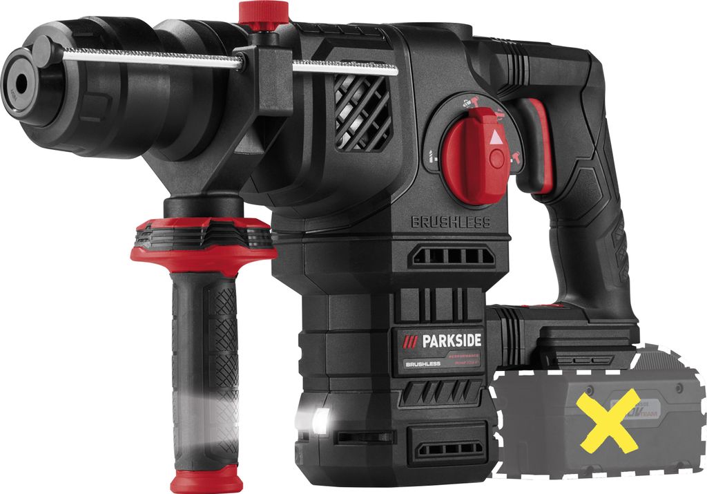PARKSIDE PERFORMANCE® 20 V Akku-Kombihammer »PKHAP 2058 A1«, ohne Akku und Ladegerät