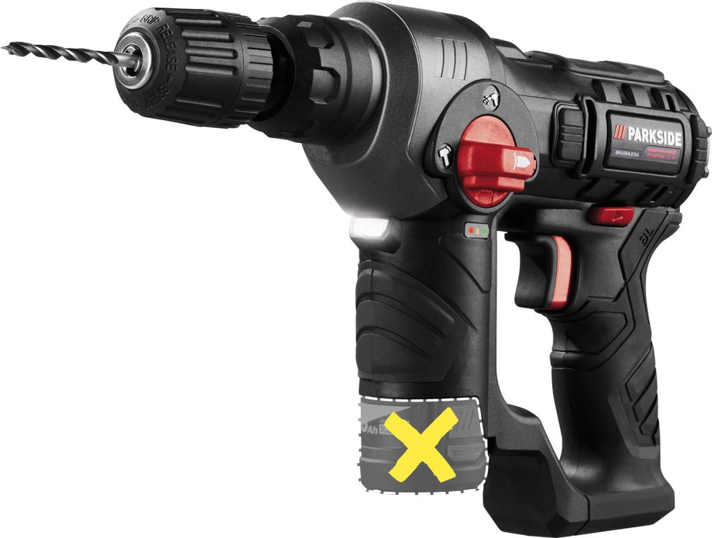 PARKSIDE PERFORMANCE® 12 V Akku-Bohrhammer »PBHAP 12 A1«, ohne Akku und Ladegerät
